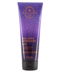 Kem Dưỡng Thể Bath & Body Works Aromatherapy Relaxing Midnight Sky Chamomile Patchouli Body Cream 226g