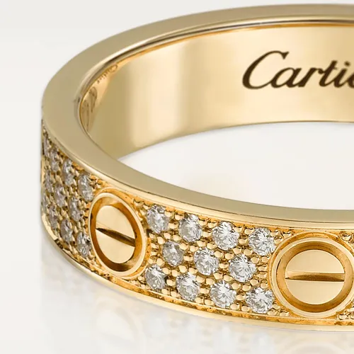 Cartier Love Wedding Band Diamond-Paved B4083300_4