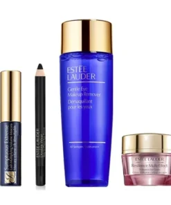 Set Trang Điểm Mắt Estée Lauder 4 PC Travel Eye Set (Mascara, Kẻ Mắt, Tẩy Trang Và Kem Dưỡng Mắt)