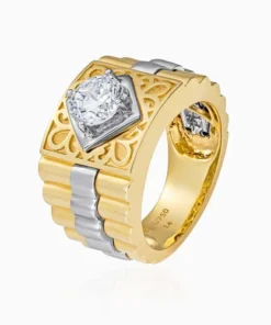 Nhẫn Lộc Phúc Fine Jewelry M1B.G1035DR Vàng Đính Kim Cương