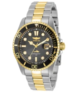 Đồng Hồ Nam Invicta Quartz Pro Diver 30809 43mm Màu Xám Vàng