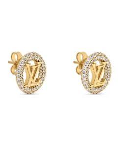 Khuyên Tai Nữ Louis Vuitton LV Louise By Night Earrings M00757 Màu Vàng