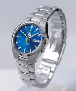 Đồng Hồ Nam Seiko 5 Automatic SNK615K1 Màu Bạc Xanh