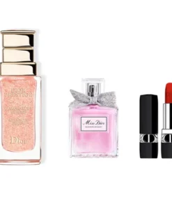 Set Serum + Nước Hoa + Son Dior Mini ( Dior Prestige 5ml + Miss Dior EDT 5ml + Dior Velvet 999 1.5g)