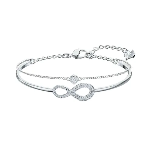 Swarovski Infinity Bangle, White_1