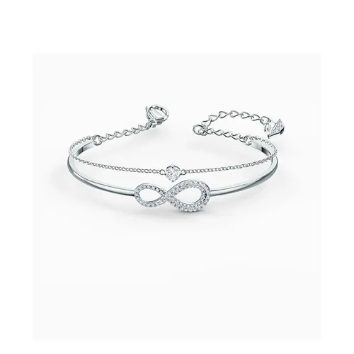 Swarovski Infinity Bangle, White_2