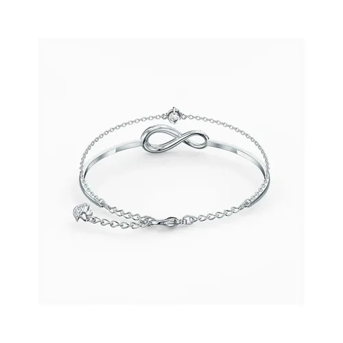 Swarovski Infinity Bangle, White_3